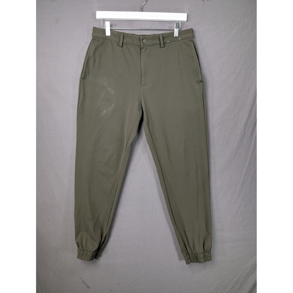 Uniqlo Mens Ultra Stretch Active Jogger Pants Olive Green Medium